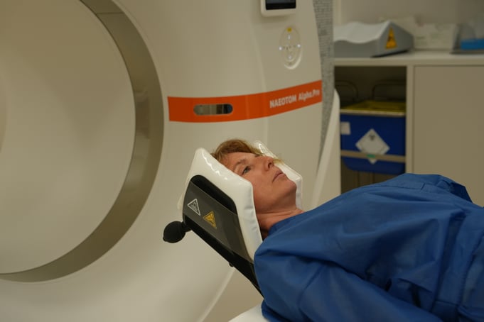 Bei-Teil-Kopflagerung