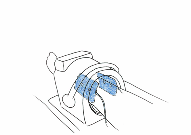 standard-Multipad Knie-Farbstift